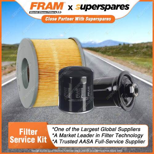 Fram Filter Service Kit Oil Air Fuel for Toyota Hilux RZN147 RZN154 174 169 149