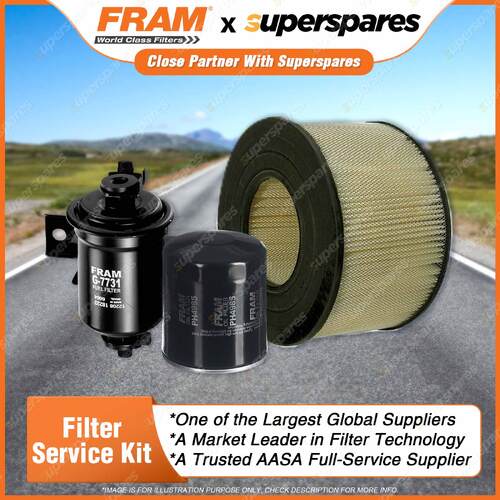 Fram Filter Service Kit Oil Air Fuel for Toyota Landcruiser FZJ70 FZJ75 FZJ80