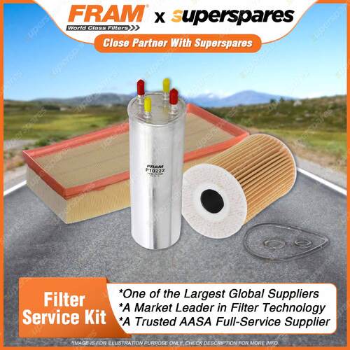 Fram Filter Service Kit Oil Air Fuel for Volkswagen Caravelle Multivan T5 T6