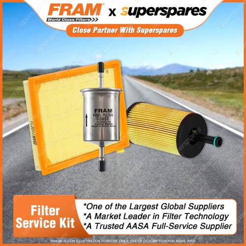 Fram Filter Service Kit Oil Air Fuel for Citroen Xsara N7 H/Back 4cyl 1.6L