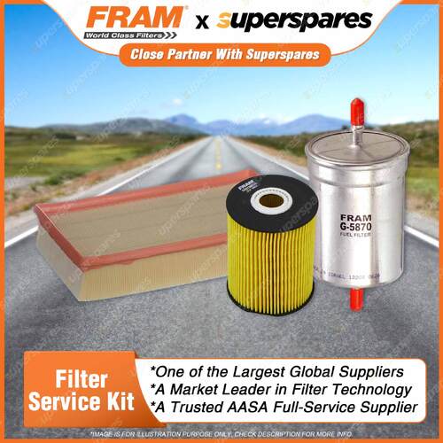 Fram Filter Service Kit Oil Air Fuel for Volkswagen Multivan Transporter T5