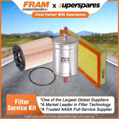 Fram Filter Service Kit Oil Air Fuel for Volkswagen Bora 1J Golf Mk IV R32