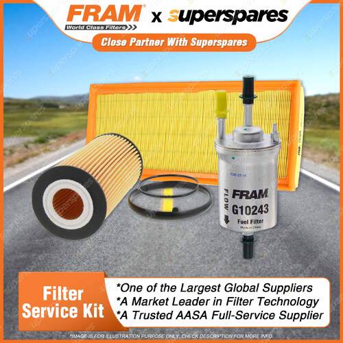 Fram Filter Service Kit Oil Air Fuel for Volkswagen Golf Mk V R Jetta Scirocco