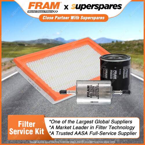 Fram Filter Service Kit Oil Air Fuel for Holden Commodore VT VX Ute VU LN3