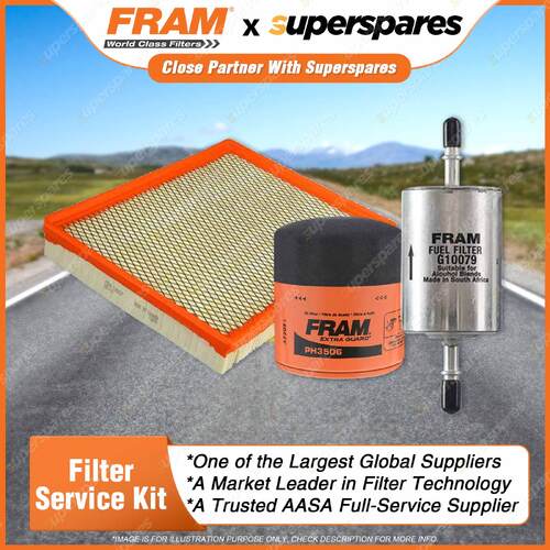 Fram Filter Service Kit Oil Air Fuel for Holden Berlina Calais Commodore VT VTII