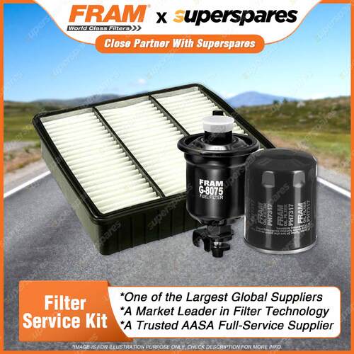 Fram Filter Service Kit Oil Air Fuel for Mitsubishi Lancer Mirage CE 4G15 4G93