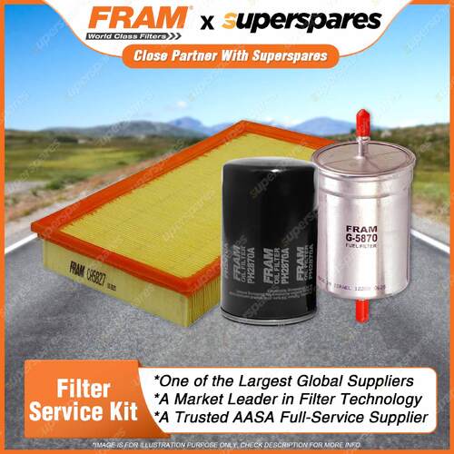 Fram Filter Service Kit Oil Air Fuel for Volkswagen Bora 1J Golf Mk IV GTI