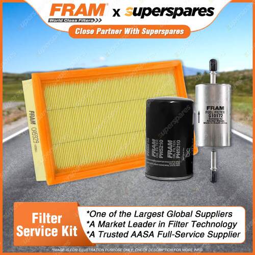 Fram Filter Service Kit Oil Air Fuel for Ford Focus LR EY-Zetec 2002-2005