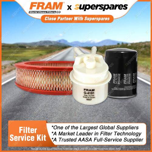 Fram Filter Service Kit Oil Air Fuel for Toyota 4 Runner YN63 Hilux YN56 LWB