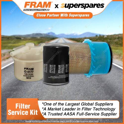 Fram Filter Service Kit Oil Air Fuel for Toyota Hiace YH50 YH51 YH53 SWB