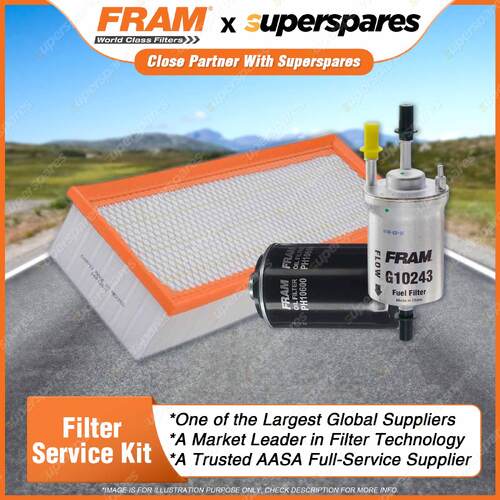 Fram Filter Service Kit Oil Air Fuel for Volkswagen Eos 1F TSI Golf Mk Jetta