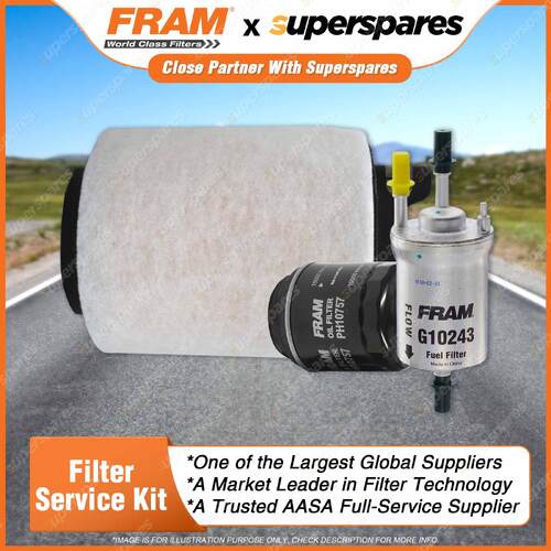 Fram Filter Service Kit Oil Air Fuel for Volkswagen Caddy 2K Golf Mk VI 77 TSI