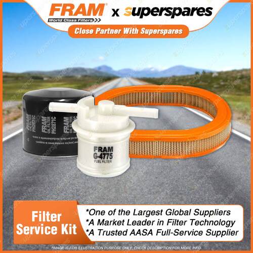 Fram Filter Service Kit Oil Air Fuel for Mazda 323 Protege BD E3 E5