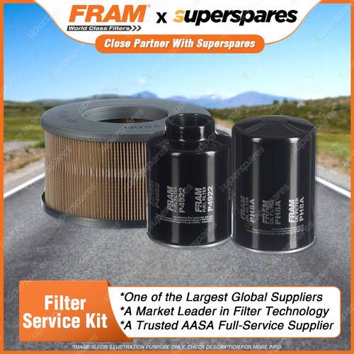 Fram Filter Service Kit Oil Air Fuel for Toyota Hilux LN147 LN172 5L