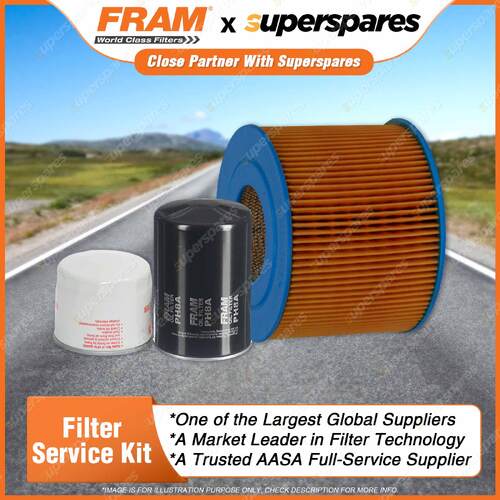 Fram Filter Service Kit Oil Air Fuel for Daihatsu Delta V47 V48 V98 V99