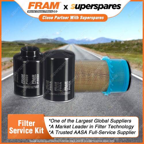 Fram Filter Service Kit Oil Air Fuel for Toyota Hiace LH51 SWB LH61 LH71 LWB