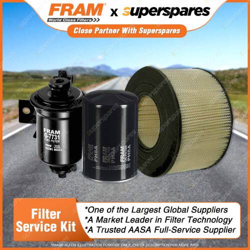 Fram Filter Service Kit Oil Air Fuel for Toyota Landcruiser FZJ70 FZJ75 80 LWB