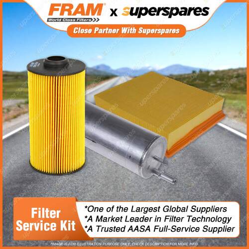 Fram Filter Service Kit Oil Air Fuel for BMW X5 E53 02/2001-10/2003