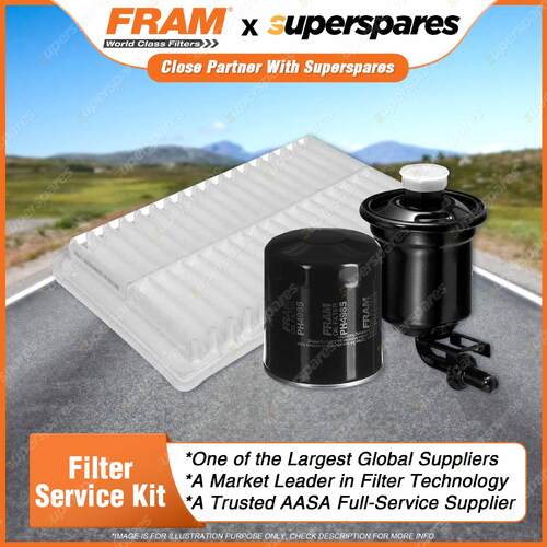 Fram Filter Service Kit Oil Air Fuel for Lexus Es300 MCV30R 10/2001-2005