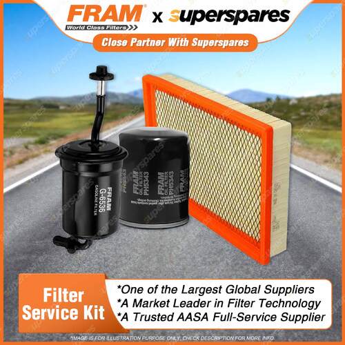 Fram Filter Service Kit Oil Air Fuel for Mazda 626 GE 01/1992-12/1997