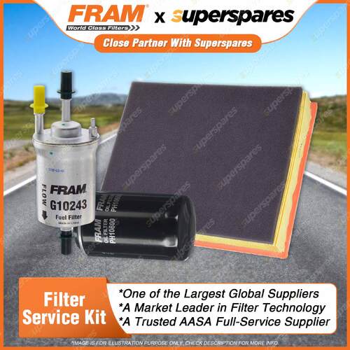 Fram Filter Service Kit Oil Air Fuel for Volkswagen Amarok 2H 300 TSI 2012-2015