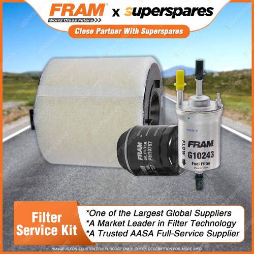 Fram Filter Service Kit Oil Air Fuel for Volkswagen Polo 6R 77 TSI GTI 4cyl