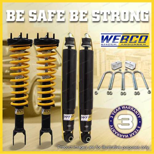 Front Rear Lower Webco Pro Suspension kit for FORD FALCON FAIRMONT BF1 XT wagon