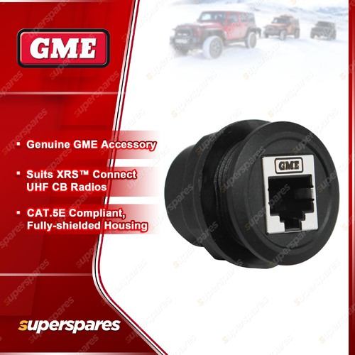 GME RJ45 Pass-Through Adaptor - Universal Round Suit XRS Connect UHF CB Radios