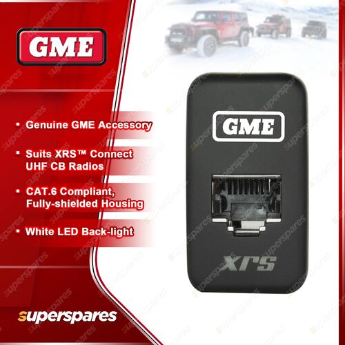 GME RJ45 Pass-Through Adaptor - Type 2 White Suit XRS Connect UHF CB Radios