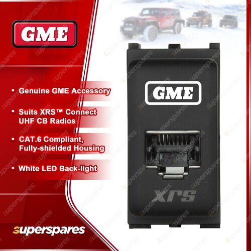 GME RJ45 Pass-Through Adaptor - Type 3 White Suit XRS Connect UHF CB Radios