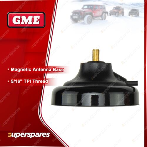 GME 5/16" TPI Thread Magnetic Antenna Base with 4.5m Low Loss Coaxial Cable