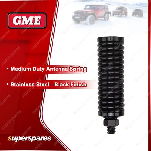 GME Black Medium Duty Antenna Spring Suit AE-SS4703B 995mm Black Antenna Whip