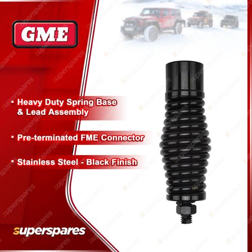 GME Heavy Duty Black Barrel Spring - FME Terminated Suit AT-SS4705B 465mm Whip