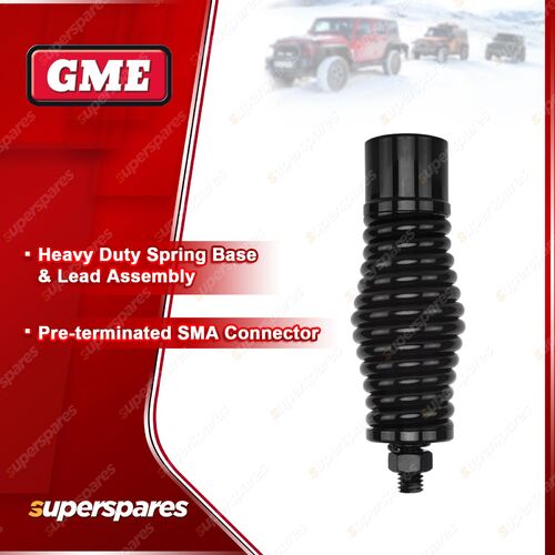 GME Heavy Duty Black Barrel Spring - SMA Terminated Suit 465mm Antenna Whip