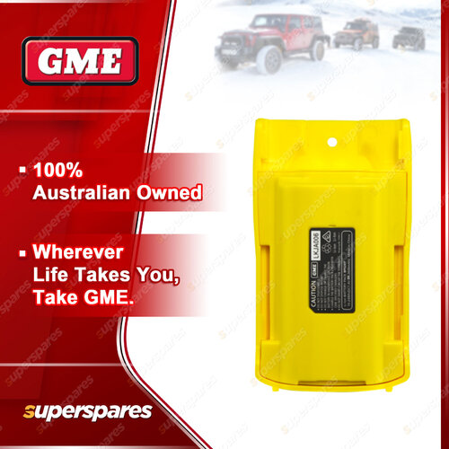 GME 2600Mah Bright Yellow Li-Ion Battery Pack - Suit Radio TX-SS6160XY