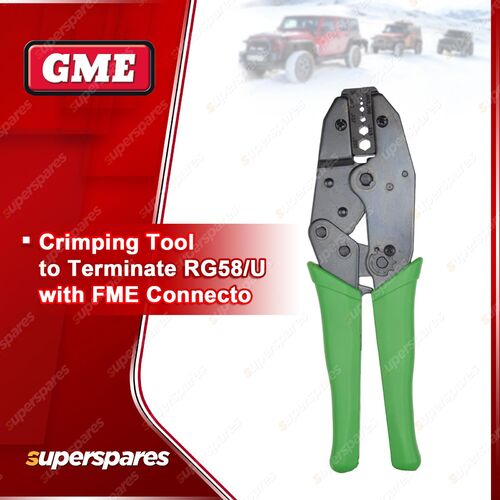 GME Crimping Tool to Terminate RG58 / U with FME Connector CTA500