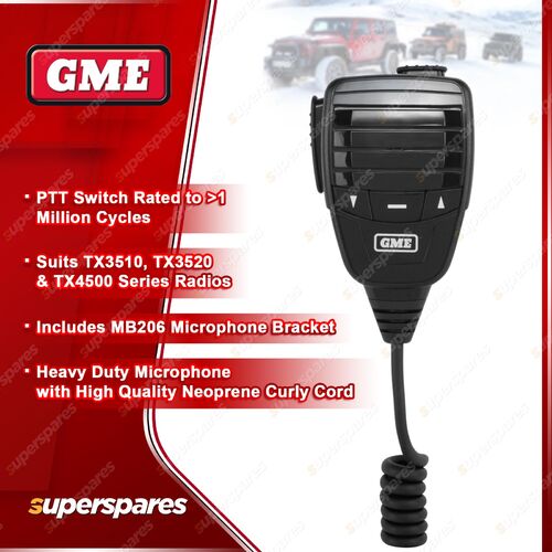 GME Heavy Duty Microphone - Suit TX-SS3510S/TX-SS3520S/TX-SS2720/TX-SS4500S