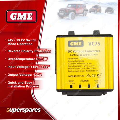 GME Continuous Output 7 Amp DC Voltage Converter for UHF CB radio VC-SS7S