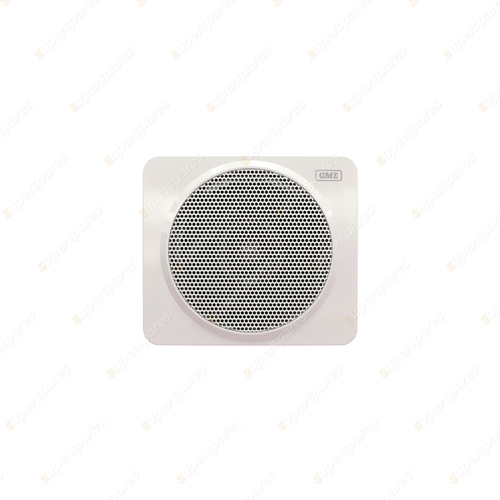 GME 60 Watt IP54 Marine Box Speakers 4 Ohms Impedance White Colour - GS320W