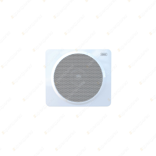 GME 80 Watt IP54 Marine Box Speakers 4 Ohms Impedance White Colour - GS420W