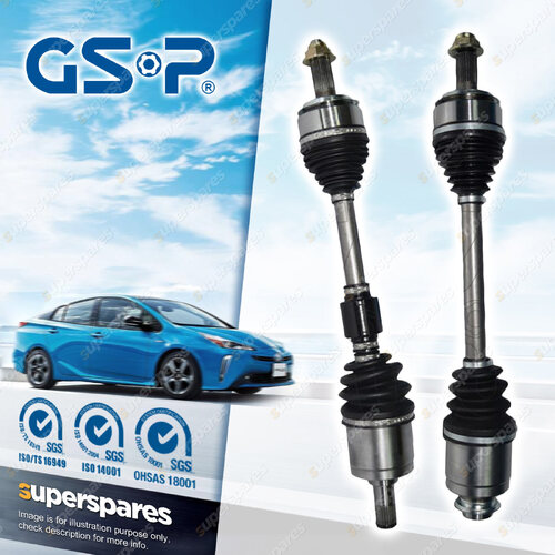 Pair GSP Front LH + RH CV Joint Drive Shaft for Honda Civic FB FD 2.0L 4Cyl