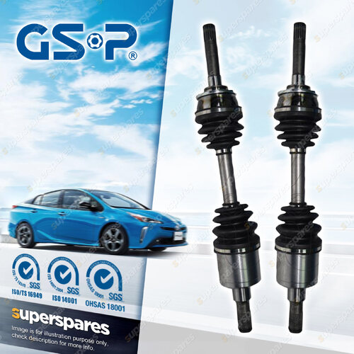 2 Pcs GSP CV Joint Drive Shaft for Saab 9-3 Viggen B235R 4Cyl 2.3L 1999-2001