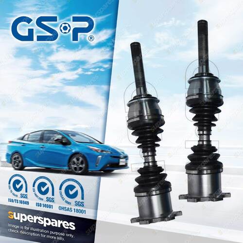 2 Pcs GSP Front CV Joint Drive Shaft for Daewoo Korando M2B16 Musso F0B19