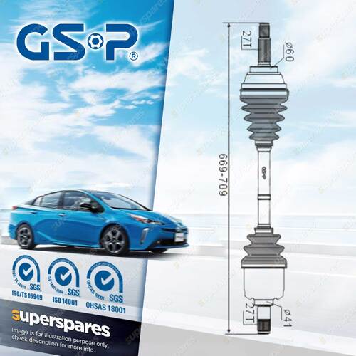 GSP Front Left CV Joint Drive Shaft for Mitsubishi Magna TE TF 4G64 FWD 96-99