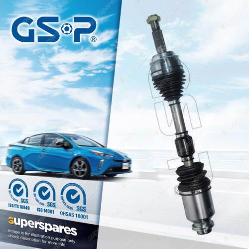 GSP Front Left CV Joint Drive Shaft for Mitsubishi Outlander ZE ZF Airtrek