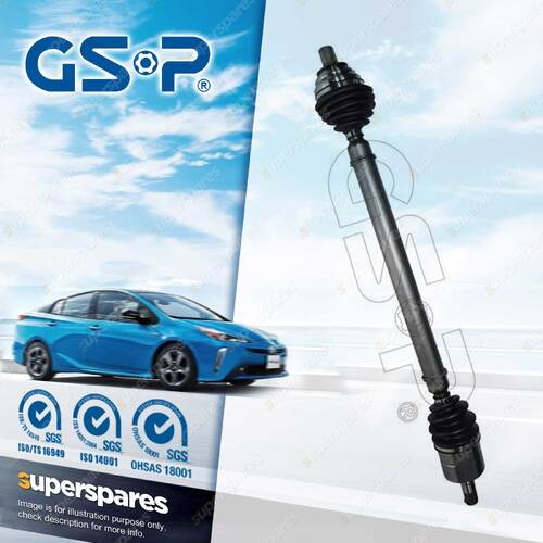 GSP Front Right CV Joint Drive Shaft for Volkswagen Golf FSI MK 5 Jetta 1K 03-09