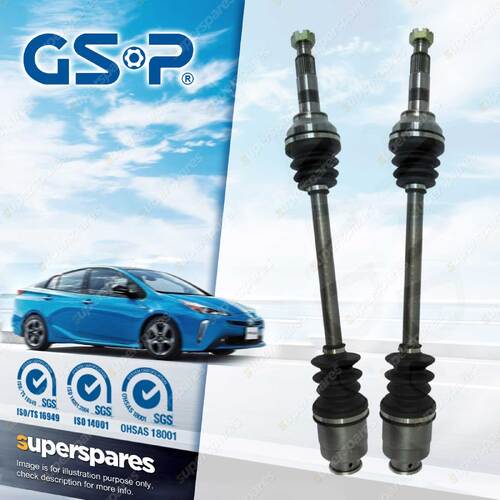 2 Pcs GSP Front CV Joint Drive Shaft for Subaru GL Vortex XT EA82 Leone AC4 AN5