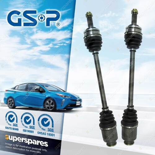 2 Pcs GSP CV Joint Drive Shaft for Subaru Legacy Brighton 220 BG EJ22E 93-98