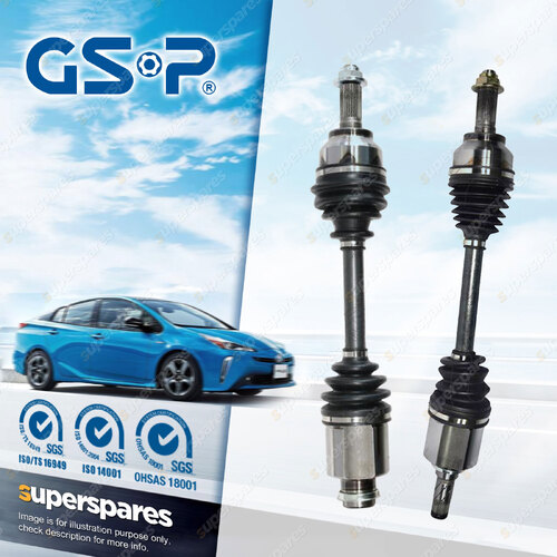 GSP LH + RH CV Joint Drive Shafts for Mazda Mazda 3 Axela BK 2.0L AUTO 2003-2009