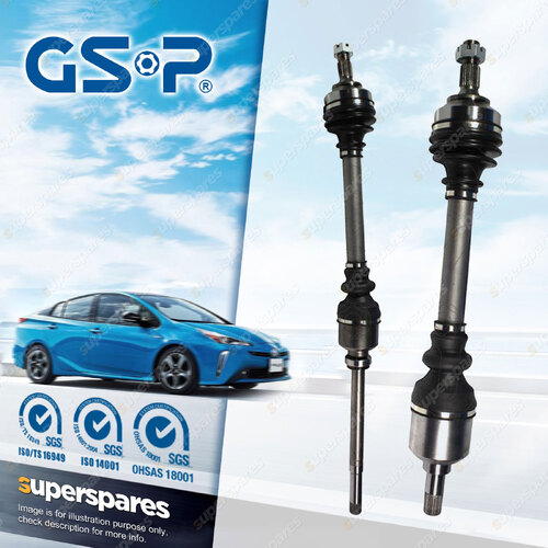 GSP Left Hand + Right Hand CV Joint Drive Shafts for Peugeot 307 MAN 2001-2008